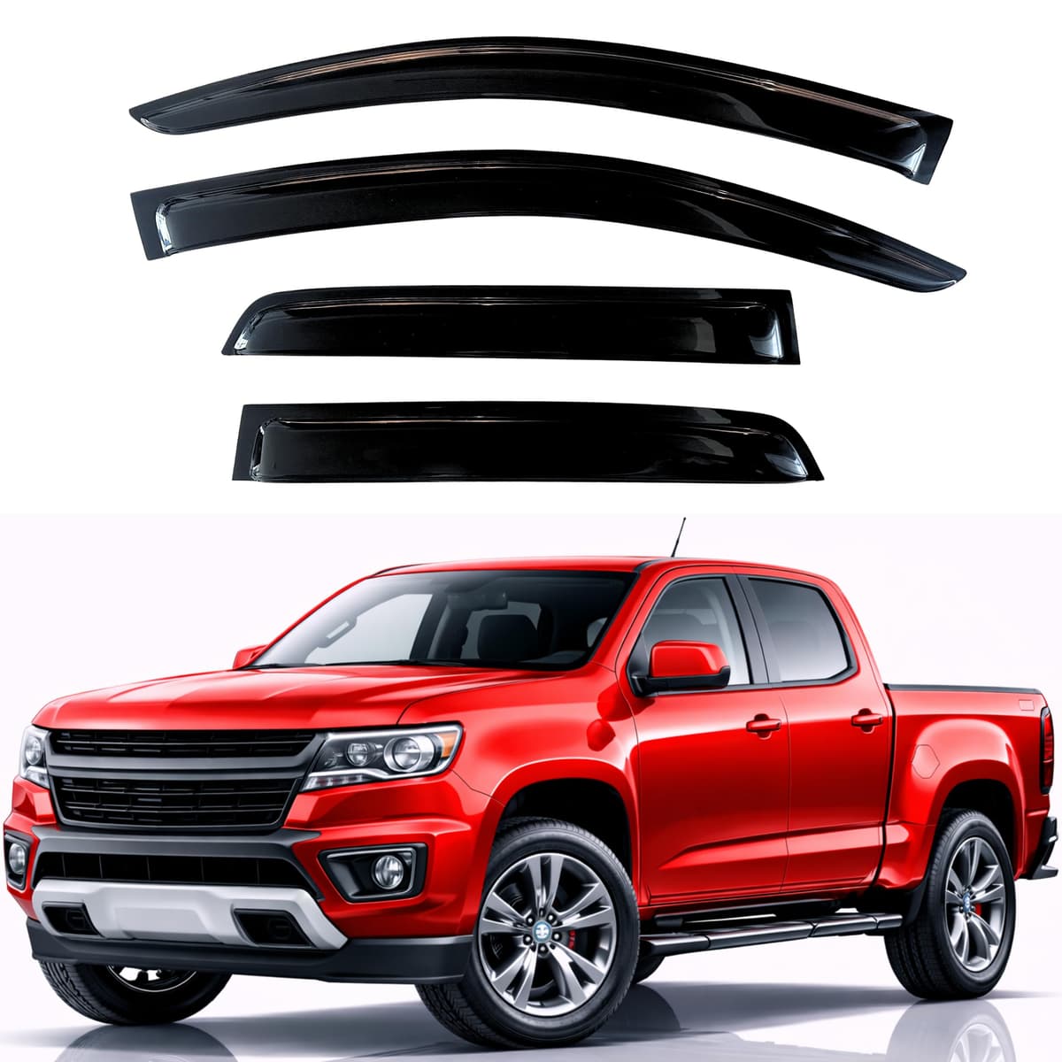 KPY Rain Guards Fit for 2006-2013 Lexus IS250 IS350, Out-Channel Window Visors Vent Wind Deflectors 4PC, Car Accessories for 06-13 Lexus is Series — view 137