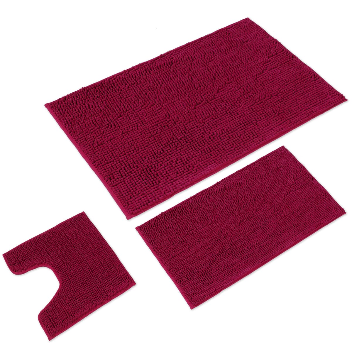 WohnDirect Alfombra Baño Gris 45x45cm • Alfombrilla baño Antideslizante y Lavable • Cómoda Y Súper Absorbente — view 65