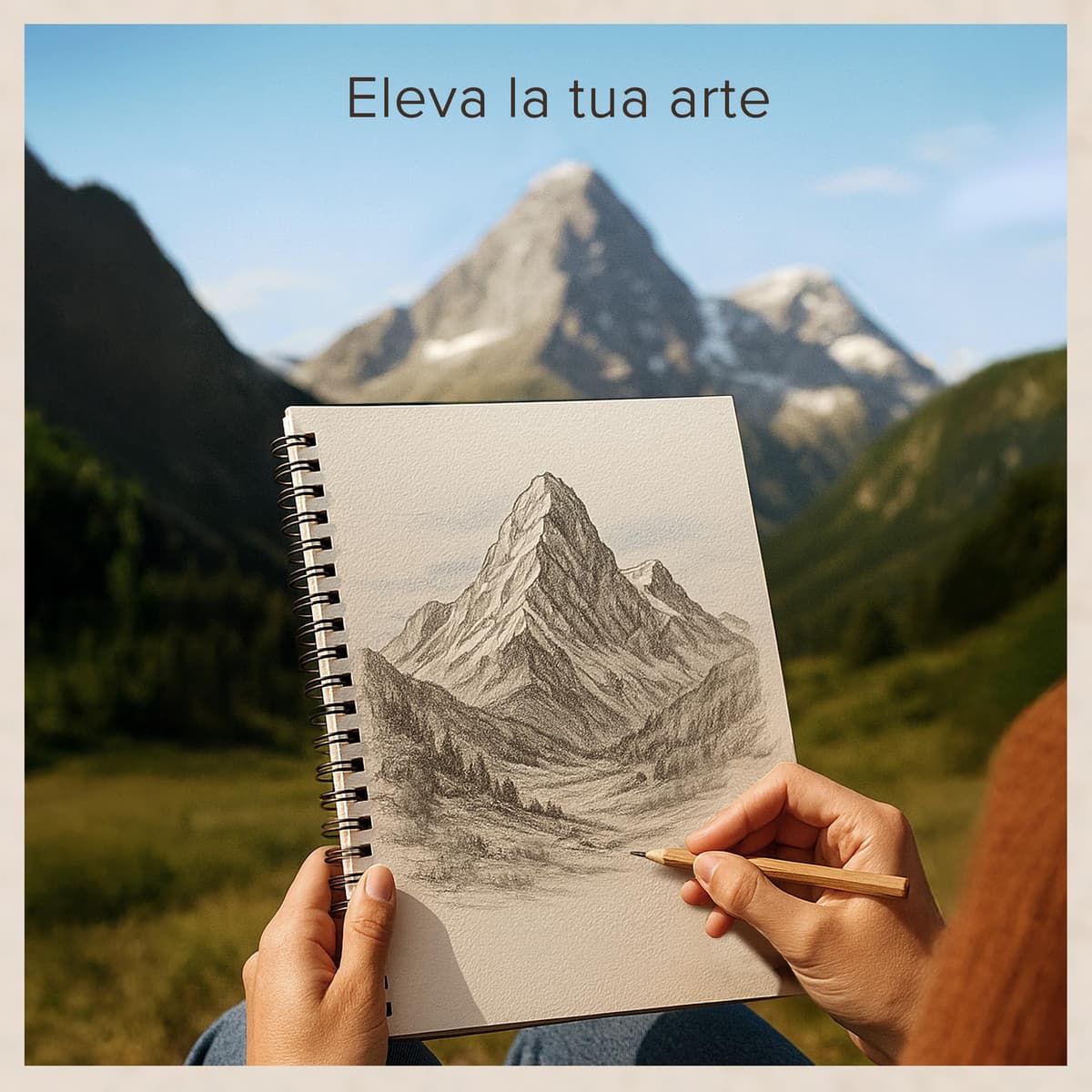 Cuaderno de Bocetos de Artista A4 - Tapa Dura, Papel muy Grueso de 200 gm2 - Encuadernado en Espiral para Niños, Profesionales, Dibujar y Hacer Bocetos - 21x29 cm, 40 hojas, 80 Páginas — view 7