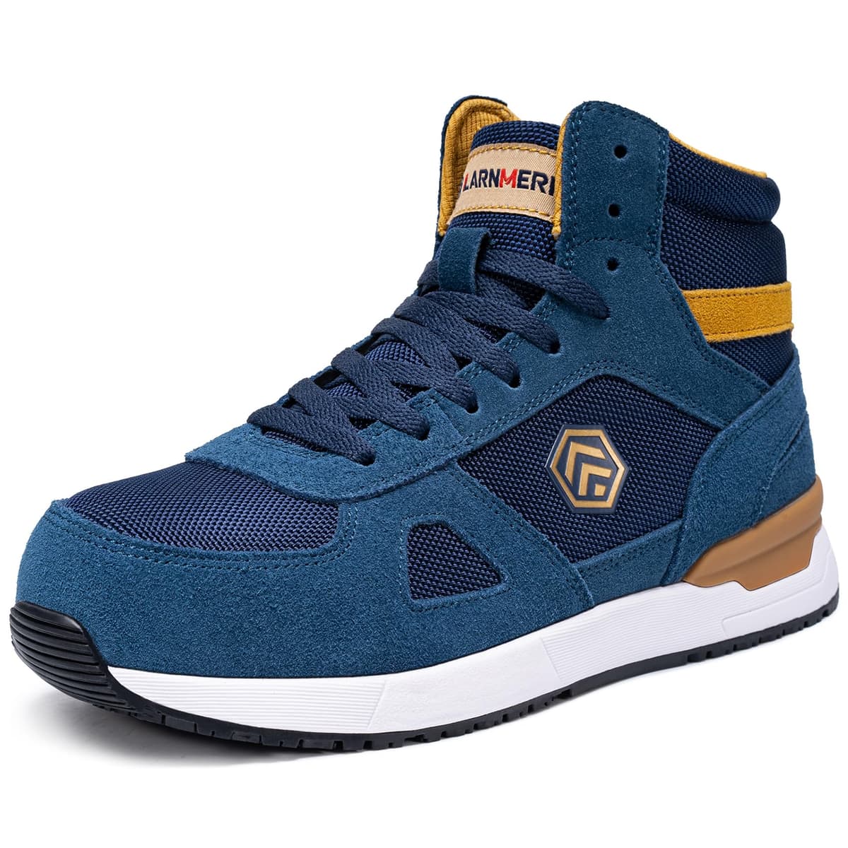 LARNMERN PRO Zapatos de Seguridad Hombre Mujer S1 SRC Anti-Deslizante Zapatos de Trabajo Punta de Acero Zapatillas de Seguridad Ligero Transpirables Calzado de Seguridad — view 14