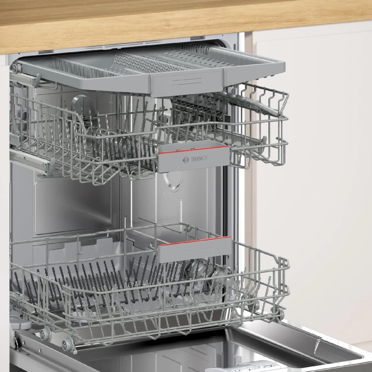 Bosch - Lavavajillas integrable, 60 cm. de ancho, Serie 2, Home Connect, Extra Secado, Blanco, SMV2ITX09E — view 5