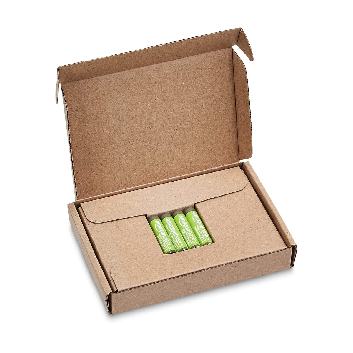 Amazon Basics paquete de 4 pilas AAA NiMH recargables de alta capacidad, 850 mAh, 1,2 V, se recargan hasta 500 veces, precargadas — view 4