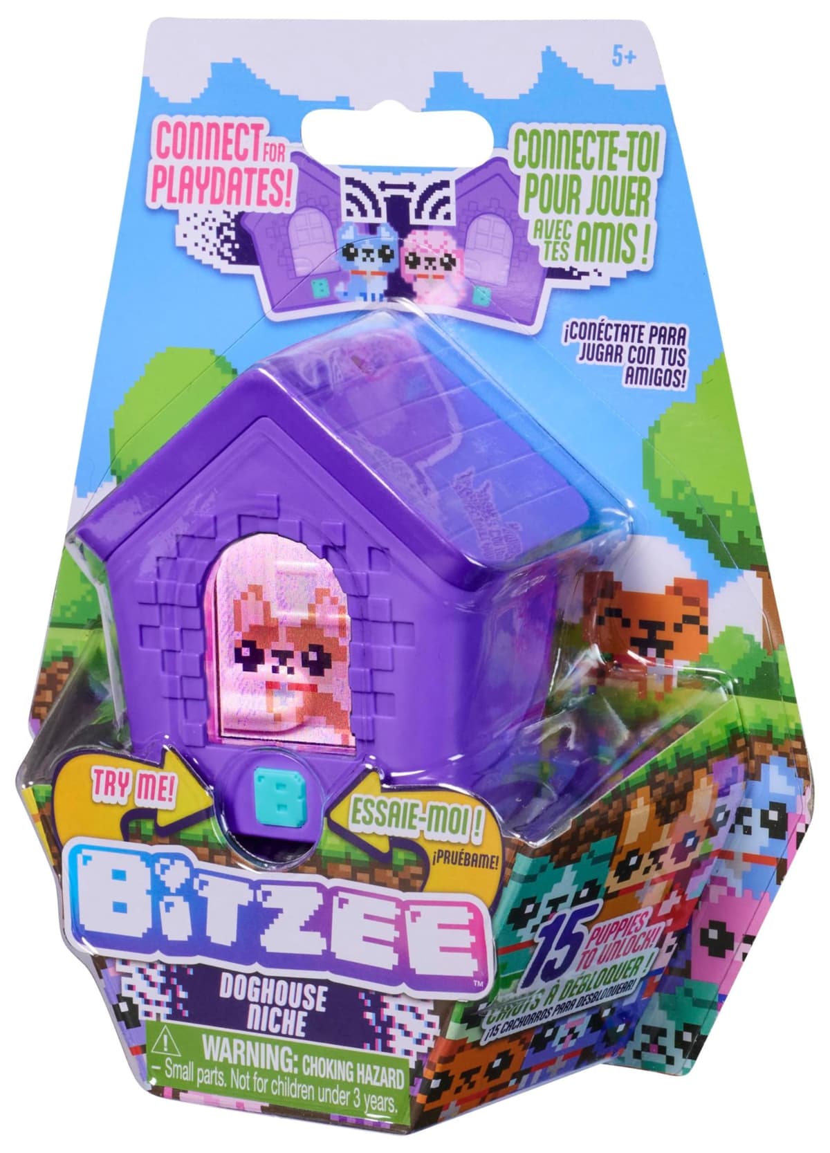 Bitzee - Mascota Digital Doghouse - Mascota Virtual con 15 Cachorros Que Reaccionan al Tacto con Interacciones y Sonidos - Juguetes Niños 5 Años + - Regalo Niño 5 Años + — view 8