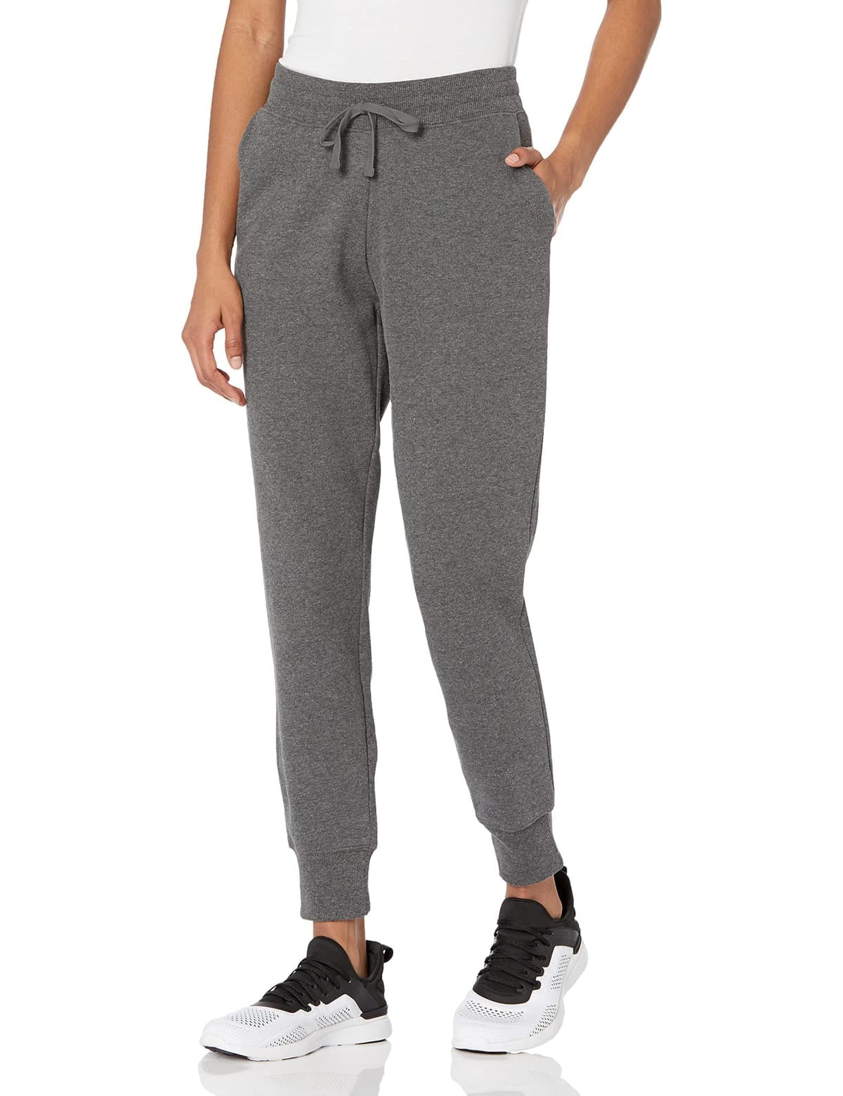 Amazon Essentials Mujer Pantalones De Correr De Forro Polar con Puños (Disponibles En Tallas Grandes)