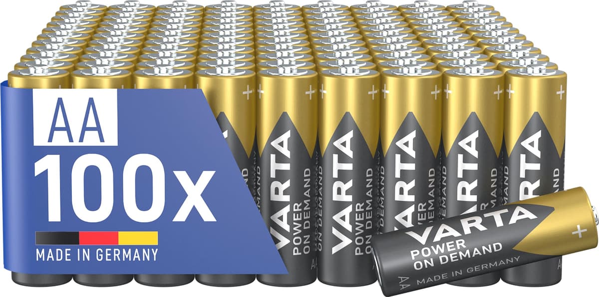 VARTA Power on Demand AA Mignon Batteries (40-pack, economy pack in environmentally-friendly packaging - smart, flexible and powerful - e.g. for computer accessories, Smart Home devices or torches) — view 13