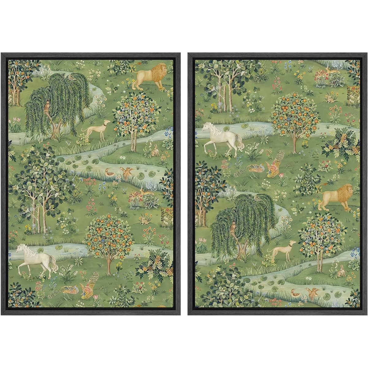 MUDECOR Framed Canvas Print Wall Art Set Watercolor Pastel Duotone Tan Landscape Abstract Shapes Illustrations Modern Art Decorative Contemporary for Living Room, Bedroom, Office - 24"x36"x2 Natural — view 154