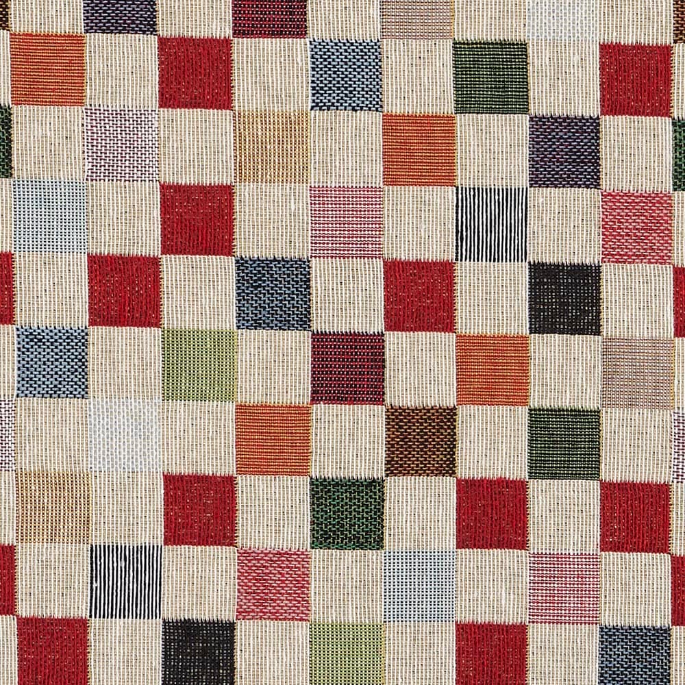 Kt KILOtela - Tela Tapicería, Jacquard Gobelino, Tapizar Sillas, Cojines, Cabecero, Sofá, Bolsos, Resistente al Desgaste, Costura, 100 cm Largo x 280 cm Ancho, Geométrico, Multicolor, 1 metro — view 21