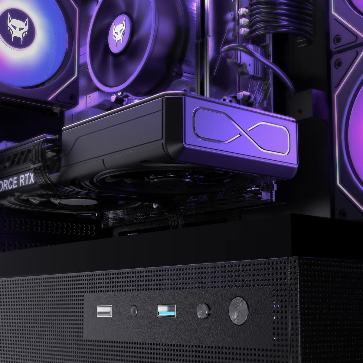 BEASTCOM Q5 Pro Gaming PC | AMD Ryzen 5 4500 6X 4,10GHz 12 Threads | GeForce RTX 3050 6GB | 16GB RAM | 1TB NVMe SSD | WiFi 5 — view 5
