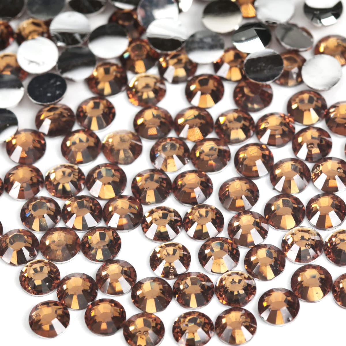 1000pcs 4mm Flat Back Non-Stick Rhinestone Crystal Diamantes Nail Art & Craft Scrapbooking Embellishments 90 Available Colours (4mm, AB Clear #A13) — view 44