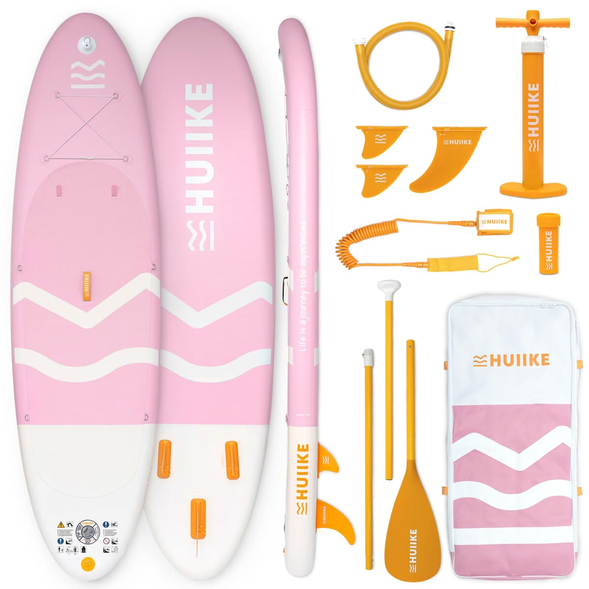 HUIIKE Tabla Paddle Surf Hinchable con Accesorios Incluidos, Remo, Quillas, Inflador. Stand Up Paddle Board Gran Estabilidad y Resistencia. 305 x 84 x 15 cm, Soporta hasta 130 kg — view 16