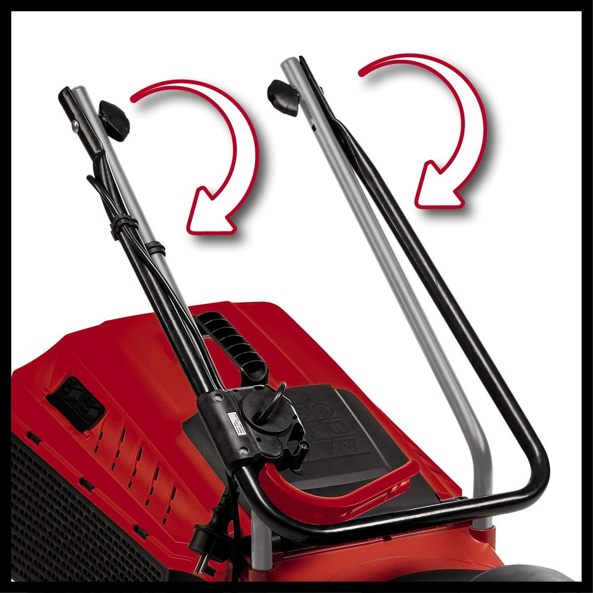 Einhell Electric Lawn Mower, 32cm Cutting Width, 30L Grass Box, 3 Cutting Height Levels - Lightweight Corded Walk-Behind Lawnmower For Small To Medium Gardens GE-EM 1032 — view 5