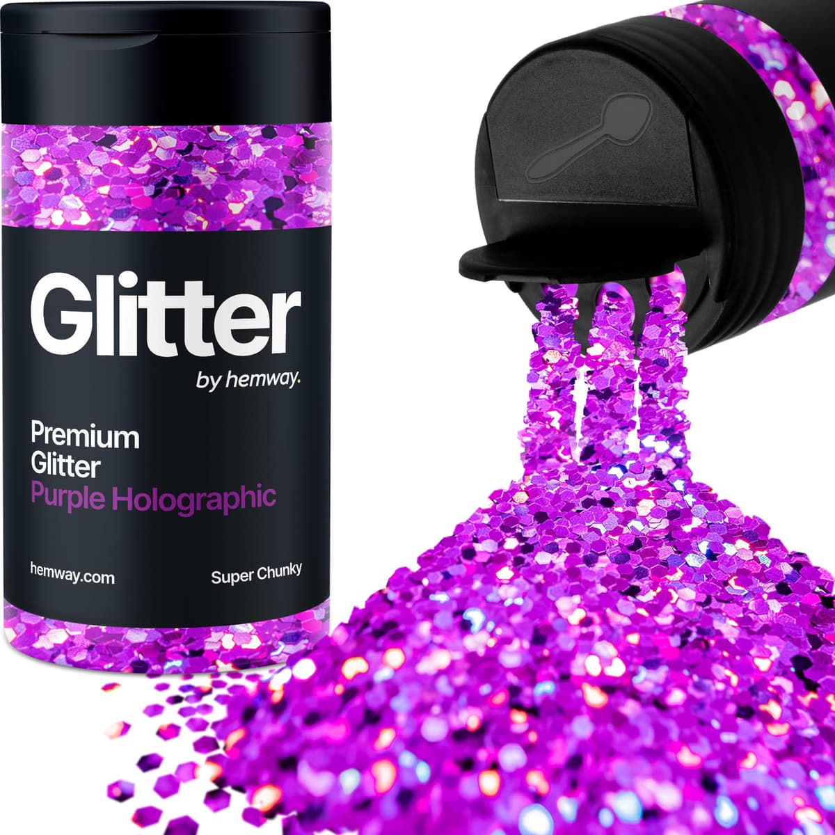 Light Rose Gold Glitter Shaker, 130g Ultrafine Glitter, Crafts 1/128" Metallic Flake Light Rose Gold Sequins, Resin & Epoxy Crafts, Decorating, Halloween, Christmas Nail, Face, Hemway — view 316