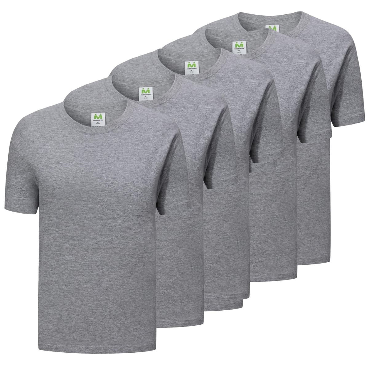 Paquete de 5 Unidades - Camiseta con Mangas Cortas 100% Algodón - 5-TS135 — view 5