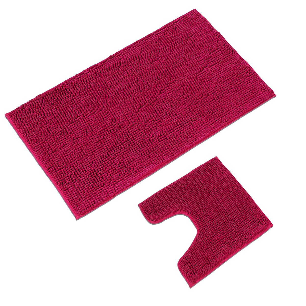WohnDirect Alfombra Baño Gris 45x45cm • Alfombrilla baño Antideslizante y Lavable • Cómoda Y Súper Absorbente — view 79