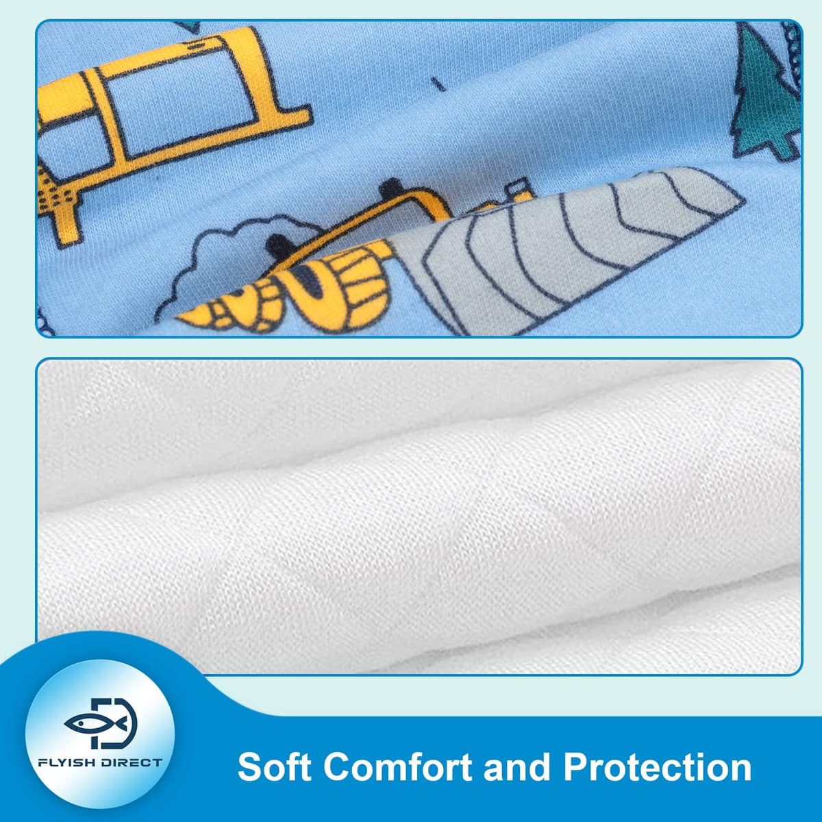 FLYISH DIRECT Training Pants Boys, Potty Training Pants 100% Cotton Toilet Baby Training Underwear, 4 Packs — view 4