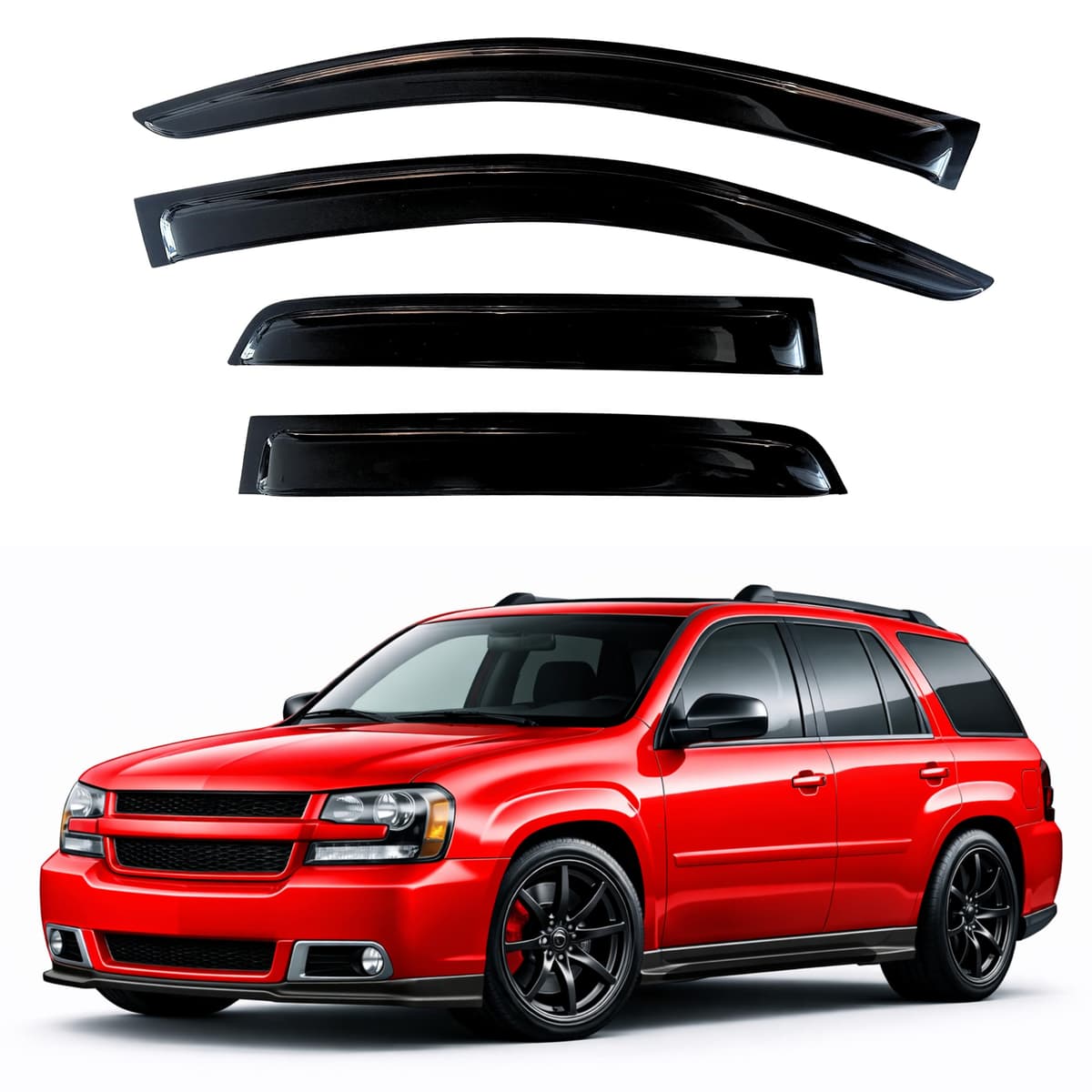 KPY Rain Guards Fit for 2006-2013 Lexus IS250 IS350, Out-Channel Window Visors Vent Wind Deflectors 4PC, Car Accessories for 06-13 Lexus is Series — view 78
