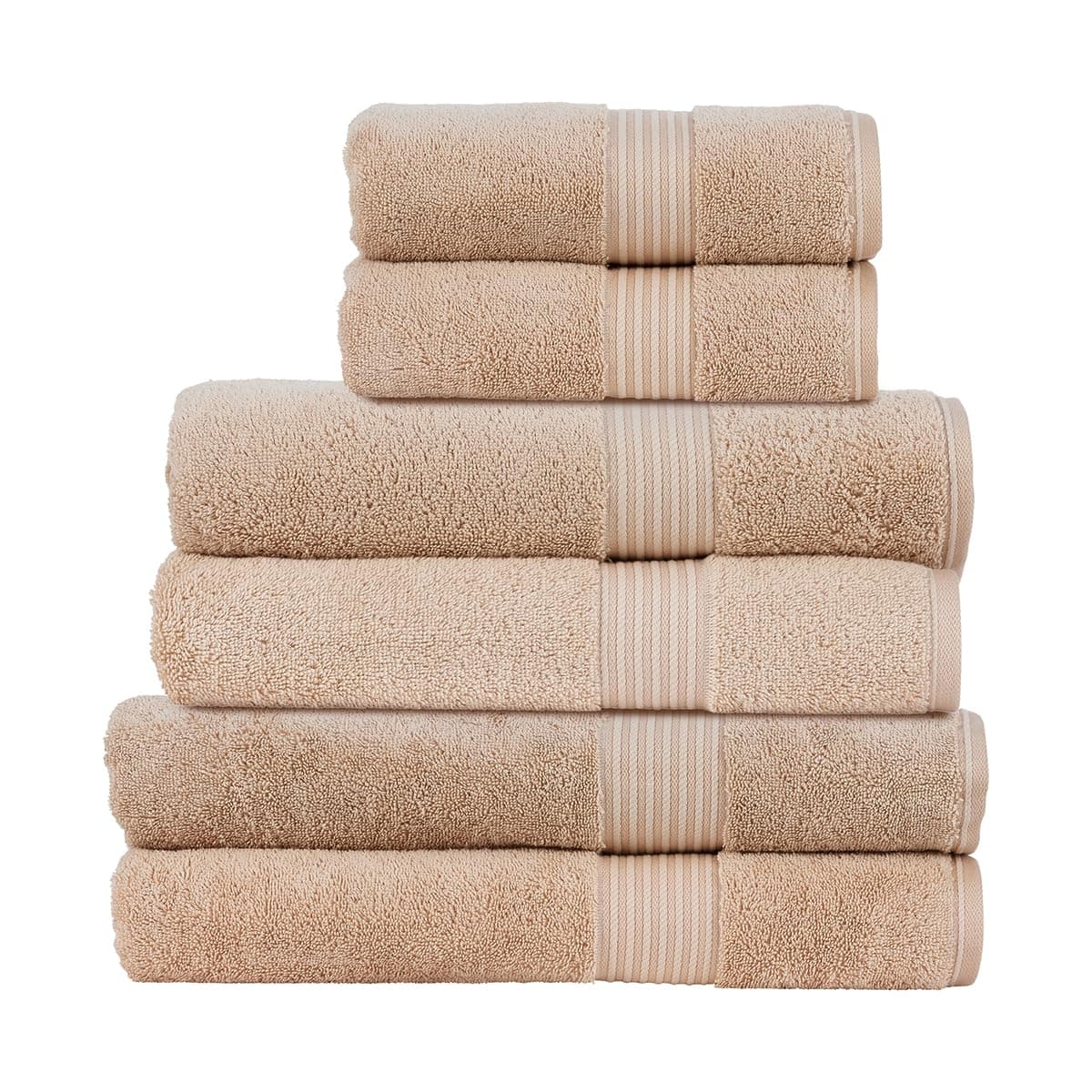 Christy Supreme Hygro 2 Hand Towels Set | Mineral Blue | 100% Luxury Supima Cotton | Ultra Soft | Super Absorbent | 650GSM | Plush and Long Lasting — view 34