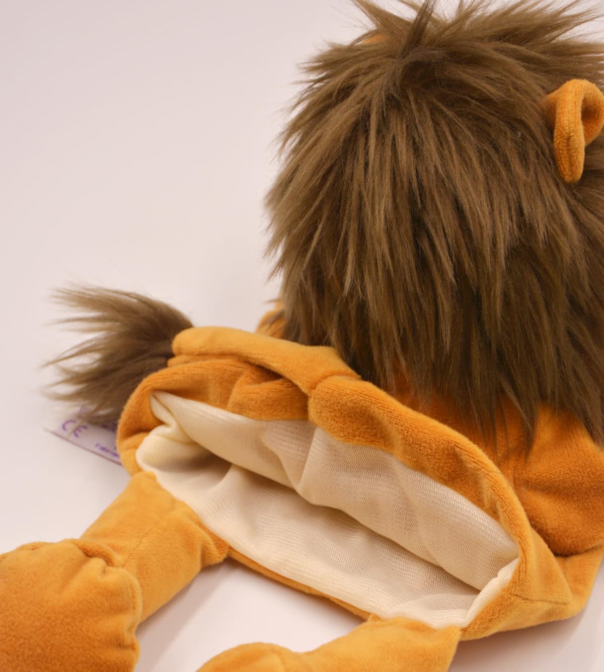 LOMTRATS Marionetas de mano de animales para contar historias, incluye lobo, tigre, león y mono con patas, ideal para enseñanza y regalos de cumpleaños (boca abierta móvil) — view 4