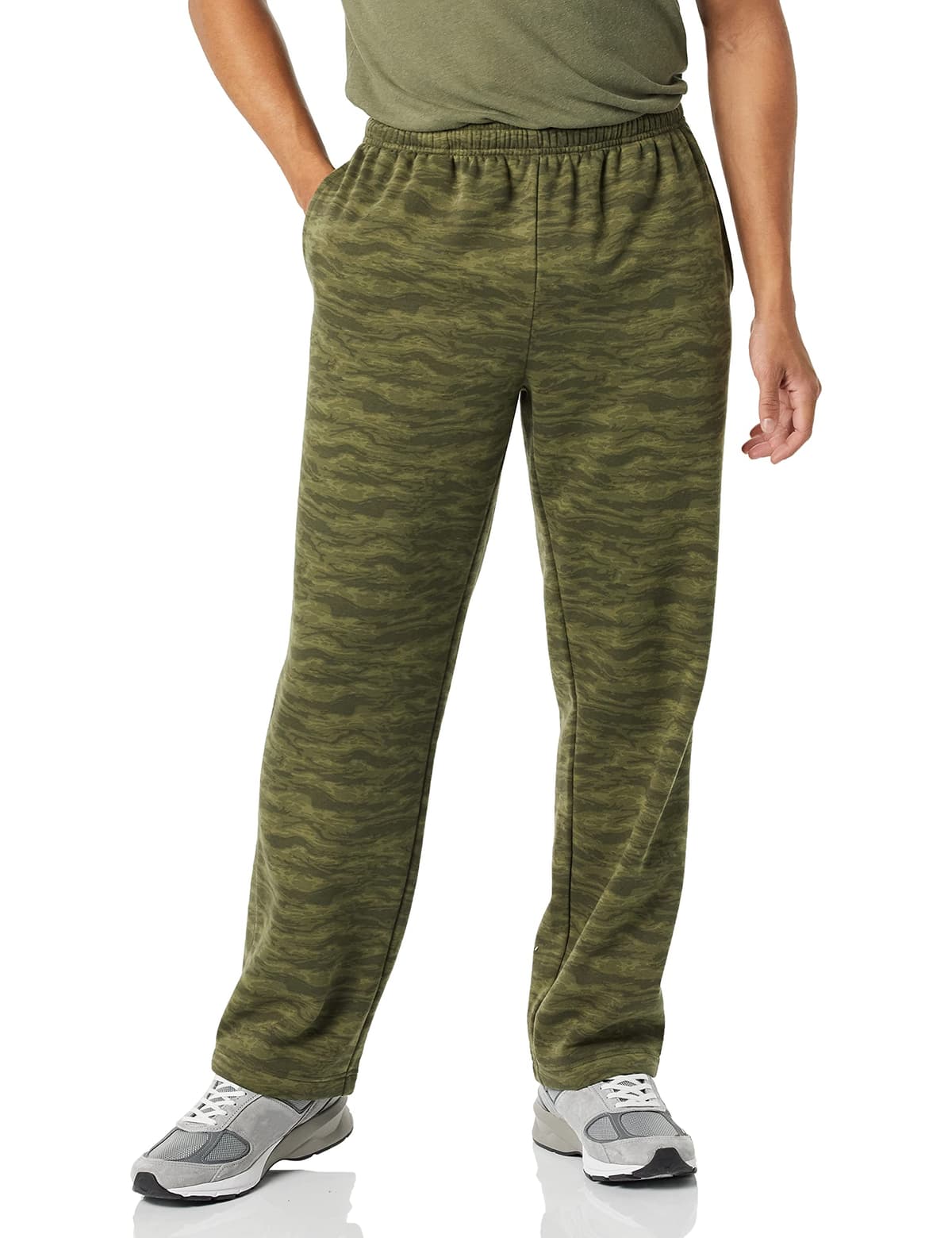 Amazon Essentials Pantalones Deportivos de Forro Polar con Parte Inferior Abierta (Disponibles en Tallas Grandes y Largos Especiales) Hombre — view 10