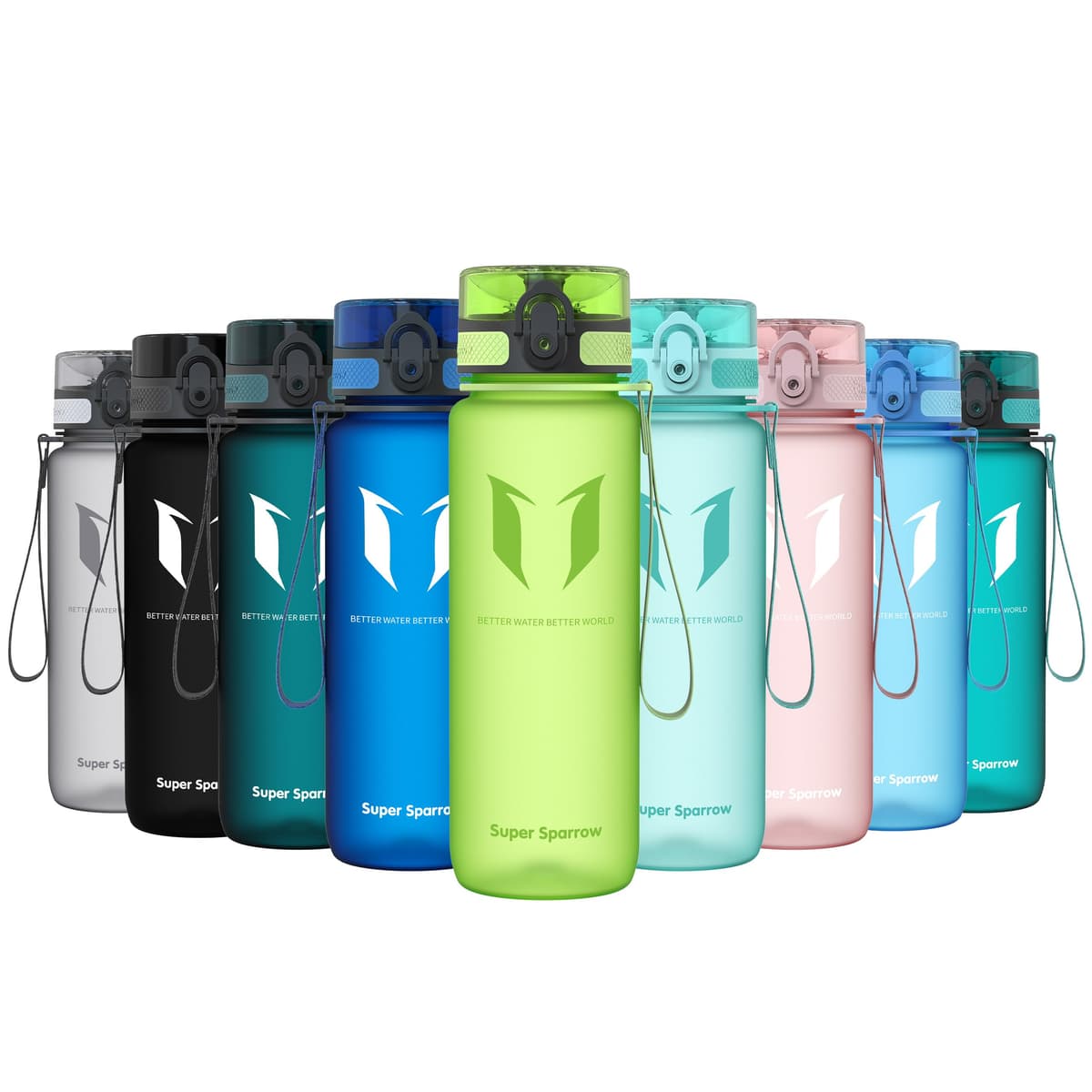 Super Sparrow Botella de Agua Deportiva -350ml & 500ml & 750ml & 1000ml - Sin BPA — view 64