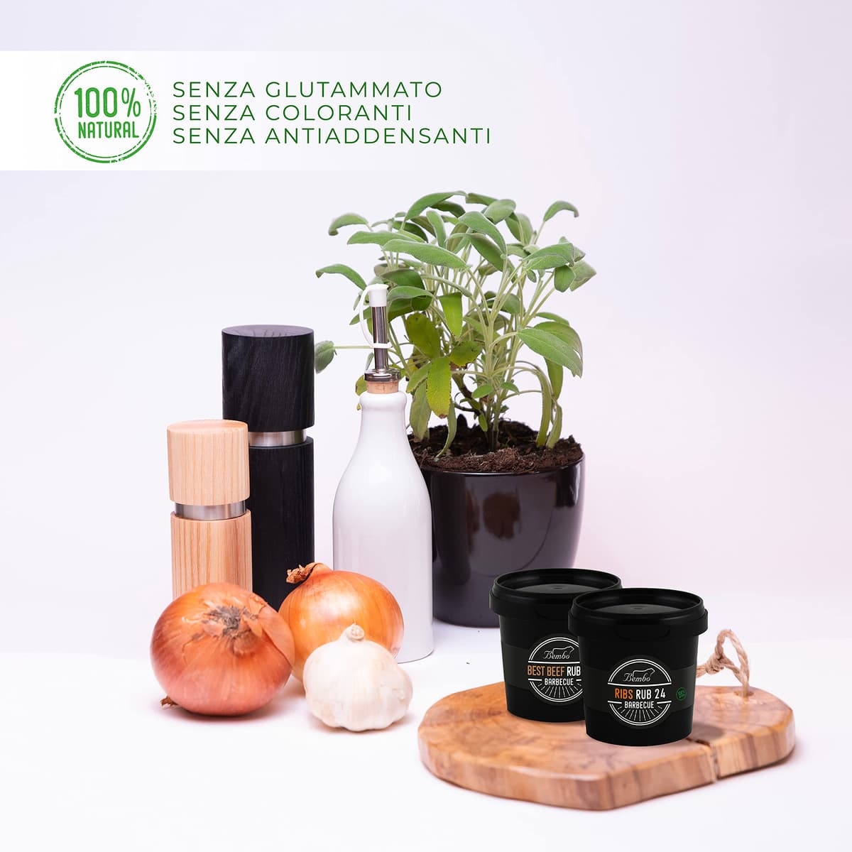 BBQ Brisket Rub Bembo – Mezcla de Especias para Pecho de Ternera – Marinada Seca Barbacoa – Ideal para Ahumado y Cocción Lenta – Made in Italy – 230 g — view 2