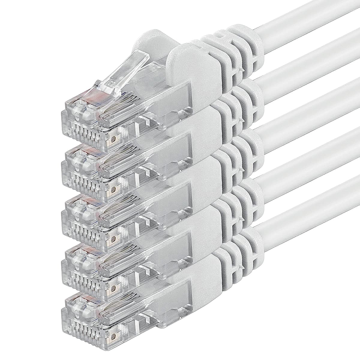 1aTTack.de 0.25m - black - 10 pieces - (PACK) - CAT.6 CAT6 Ethernet LAN network cable 1000 Mbit/s patch cable — view 148