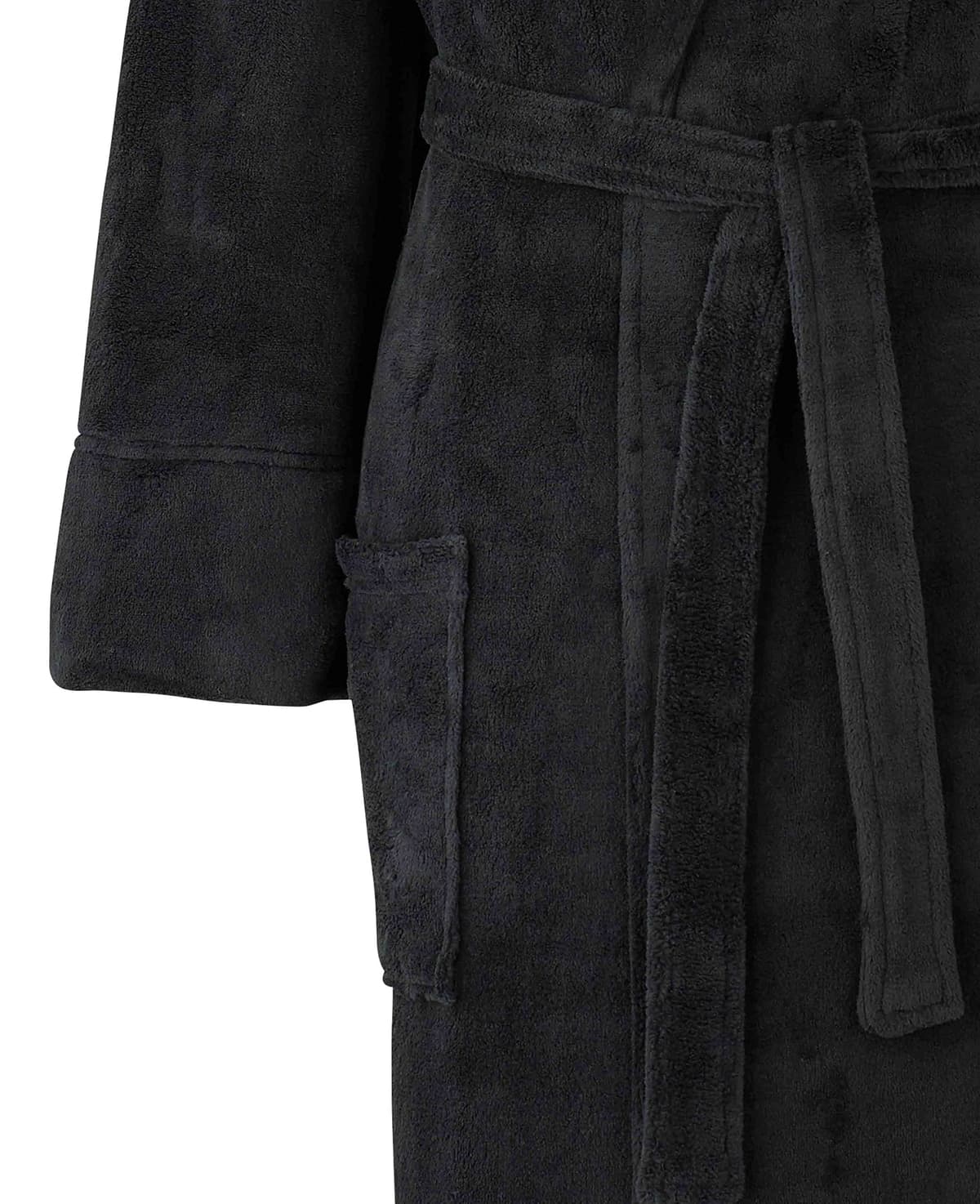 THE SAVILE ROW COMPANY LONDON Men's Lightweight Super Soft Warm Fleece Dressing Gown — view 3