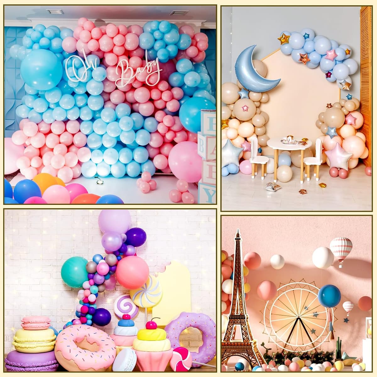 600 PCS Balloon Glue Dots, Removable Balloon Sticky Spots,Extra Strong Glue Dots Double Sided for Birthday Party Wedding Christmas Decorations and DIY Scrapbooking Craft. (600 PCS) — view 5