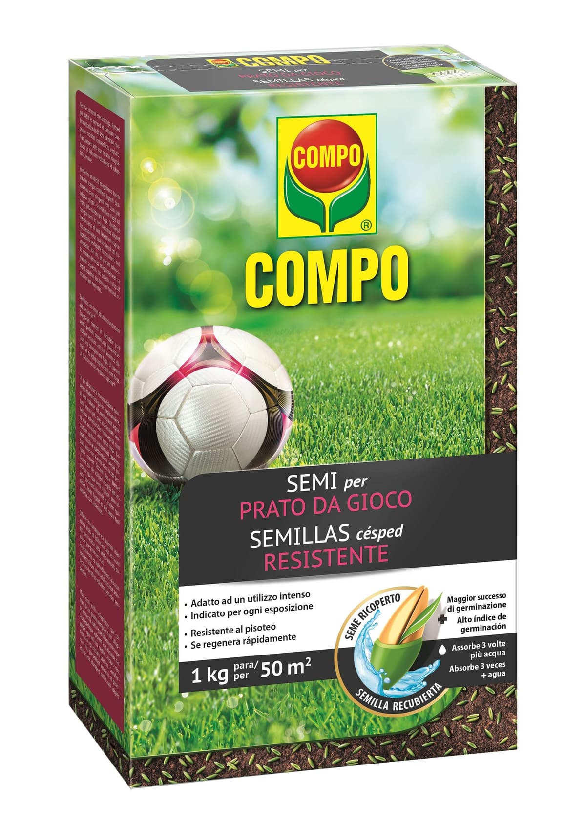 COMPO Semillas de césped repoblador Express, para 50 m², 1 kg, 2357802011 — view 9