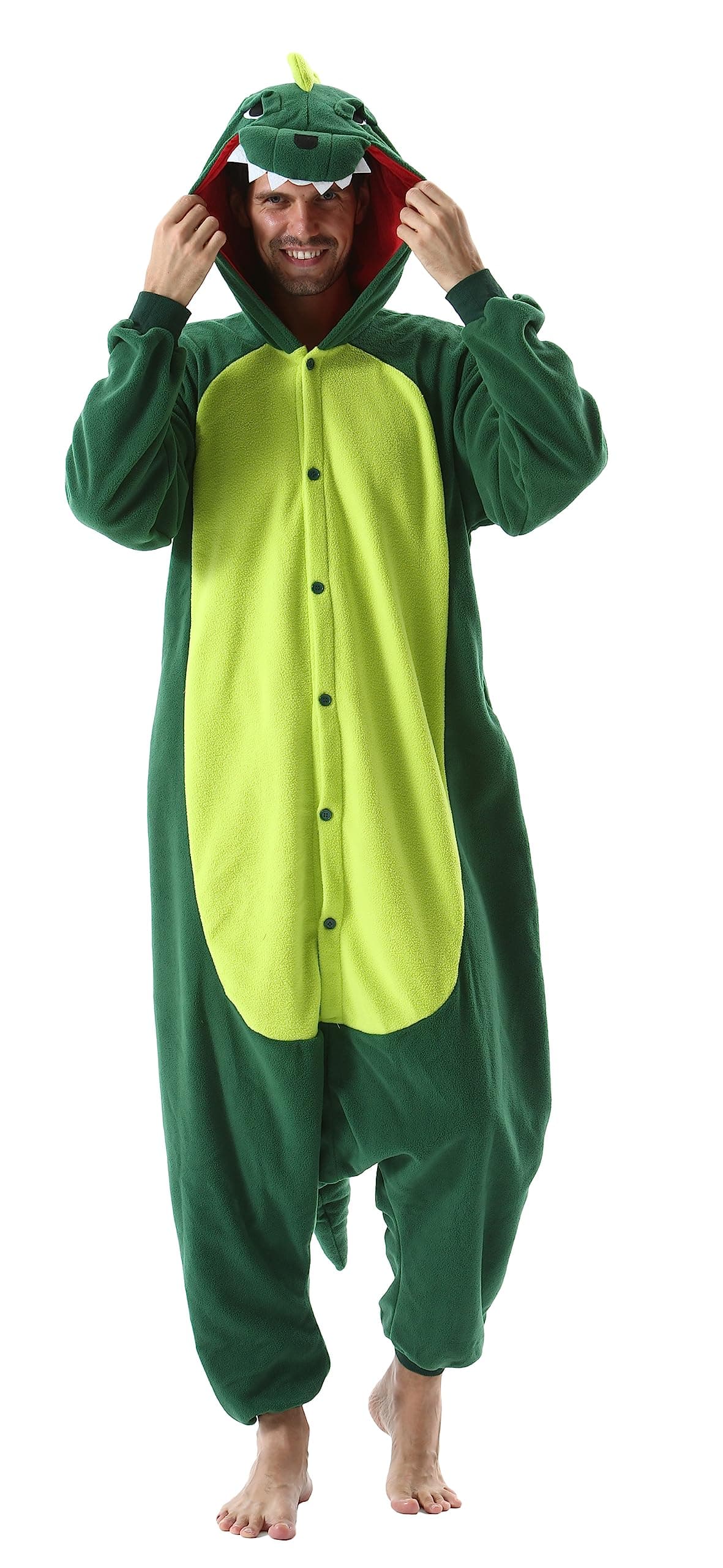 SimZoo Adulto Disfraz Pijama Unisex Pijama Kigurumi Onesie para Carnaval Halloween Cosplay Ropa de Dormir Traje de Disfraz para Navidad Festival Mujer y Hombre — view 2