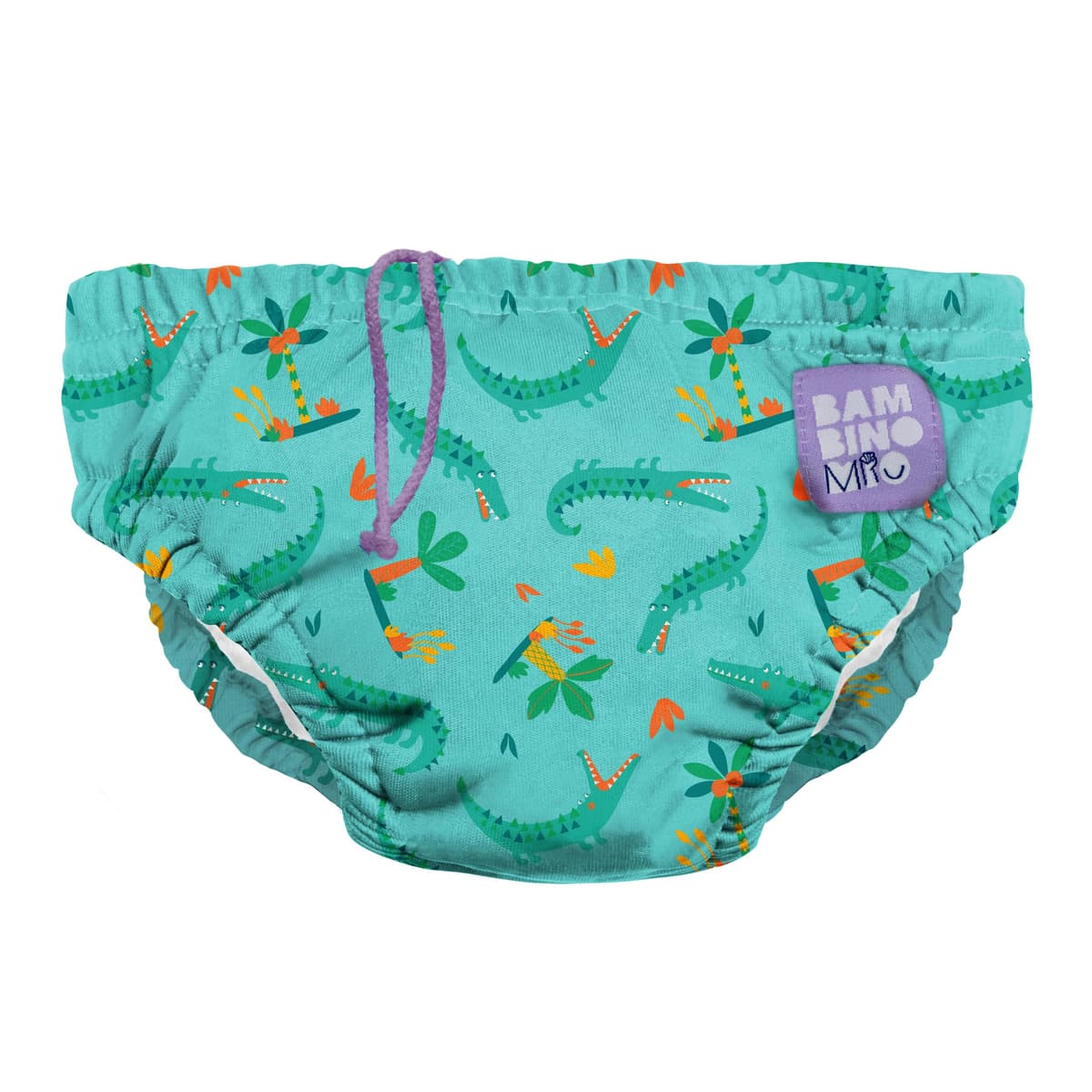 Bambino Mio Baby and Toddler Reusable Swim Nappy Pant, 2-3 Years, Whale Wharf, Boys and Girls — view 8