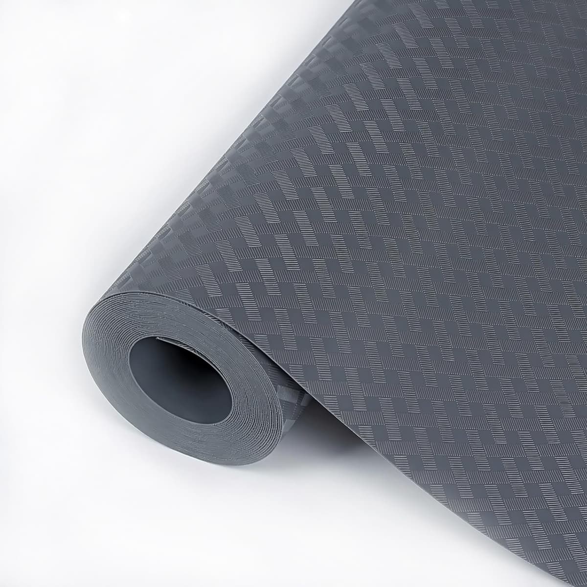 Hersvin 45cmx500cm Plastico Protector para Cocina Cajones, Alfombras Non Adhesivo para Nevera Mueble Fregadero Estante Organizador Cubiertos EVA Cubre Encimera(Gris Oscuro/Punto) — view 13