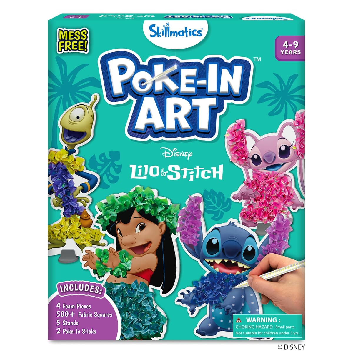 Skillmatics Poke-in Art - Magical Unicorn Dream Decor, Mess-Free Fun for Kids, DIY Sewing Craft Kits, Creative Activity, Gifts for Ages 4, 5, 6, 7, 8, 9 — view 9