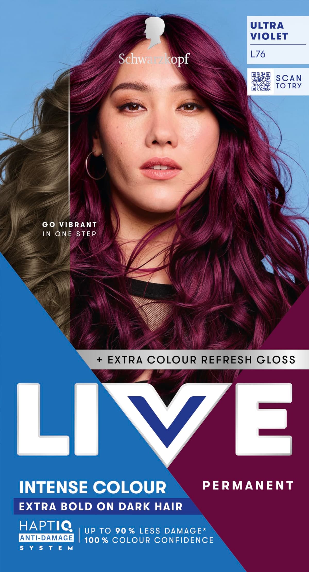 Schwarzkopf LIVE Intense Colour B11 Frosty Blonde, Long-lasting Permanent Blonde Hair Dye, For Lighter Hair, With Extra No-Brassiness Gloss — view 25