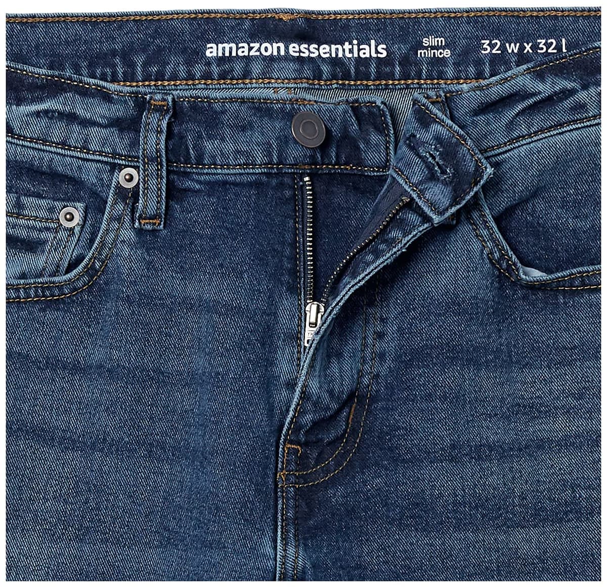 Amazon Essentials Hombre Vaqueros Ajustados - Colores interrumpidos — view 7