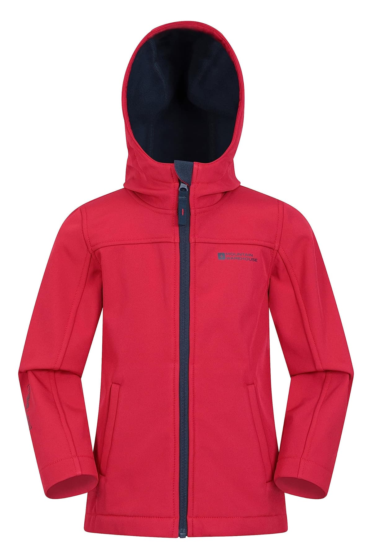 Mountain Warehouse Exodus Kids Softshell Jacket - Breathable, Wind & Water Resistant, Fleece Lined Coat, For Boys & Girls - Best For Sping Summer & Hiking — view 26