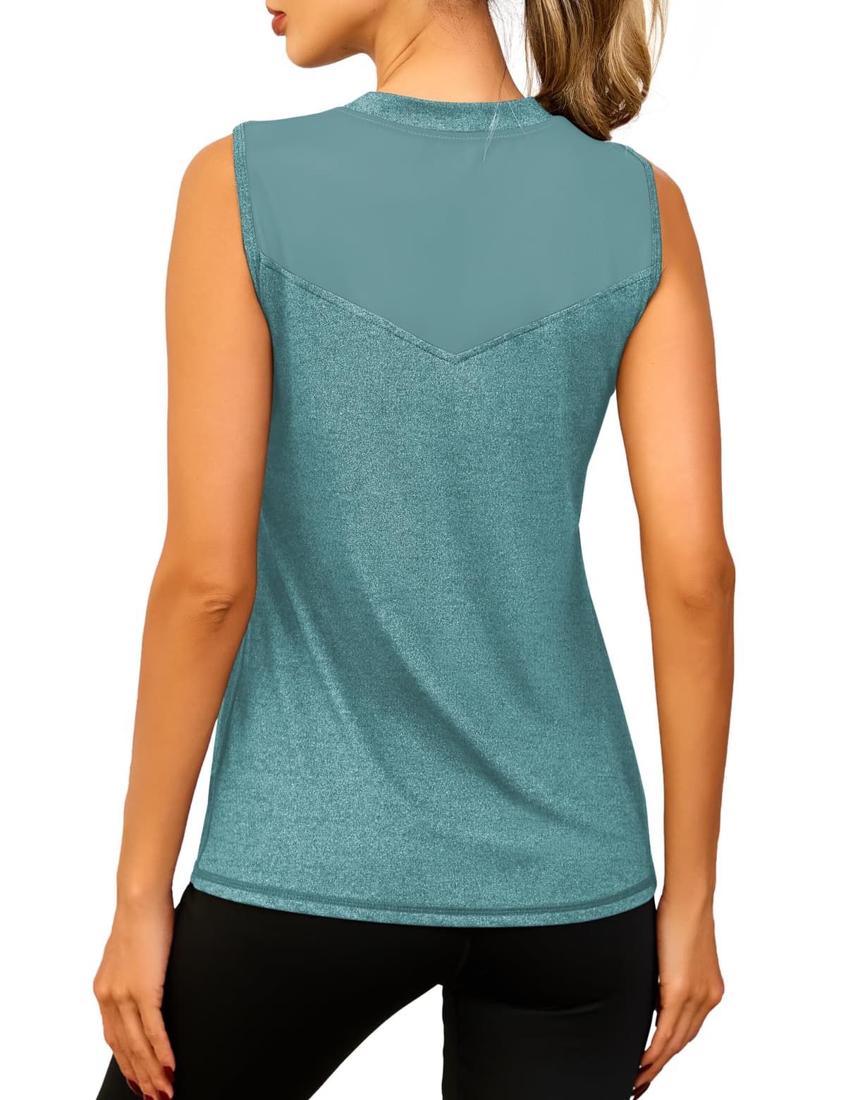 Camiseta Tirantes Deportiva para Mujer Camisetas sin Mangas Yoga Fitness Top Deportivo Mujer