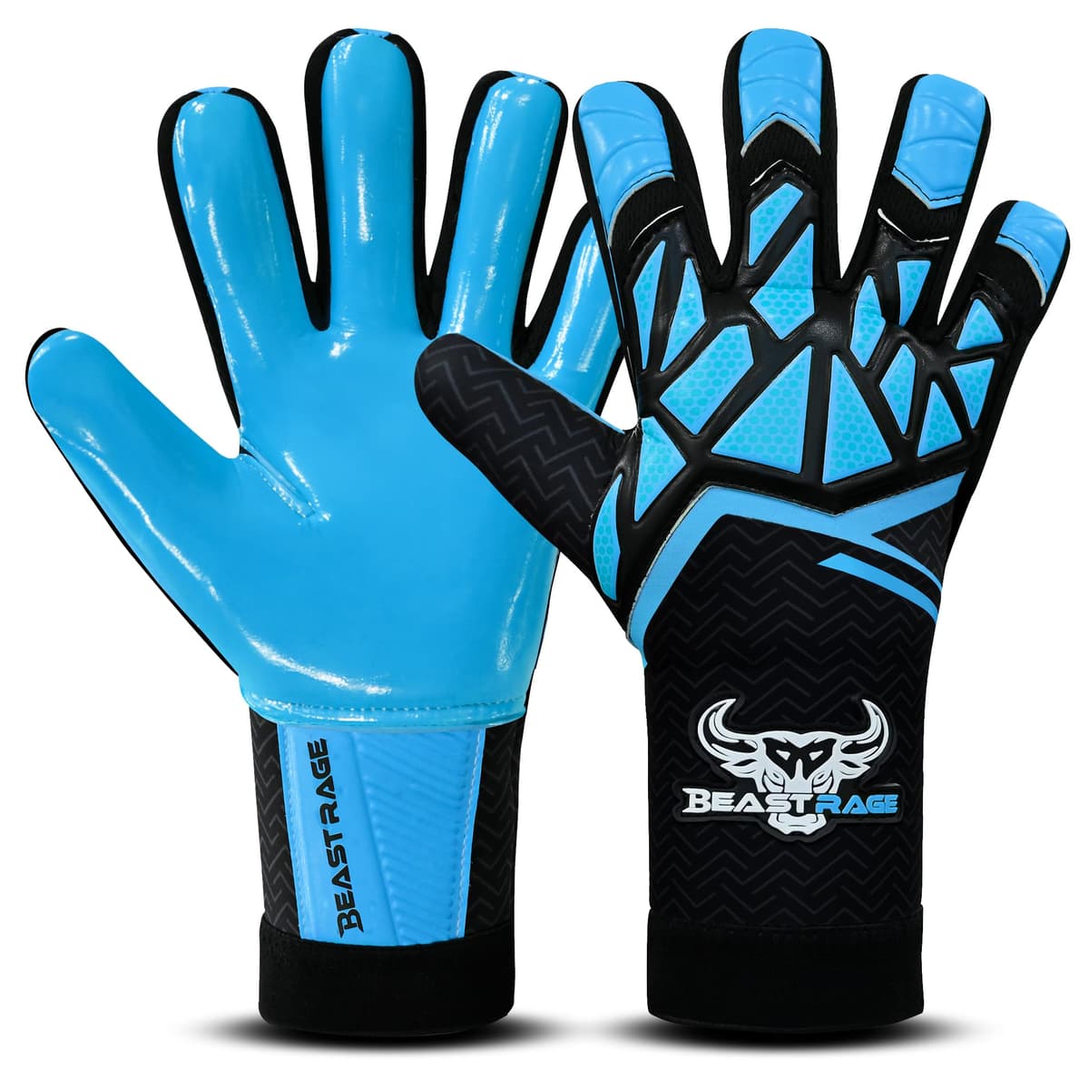 BEAST RAGE Guantes de portero para niños, adolescentes y adultos, guantes de portero de fútbol para niños y niños — view 9