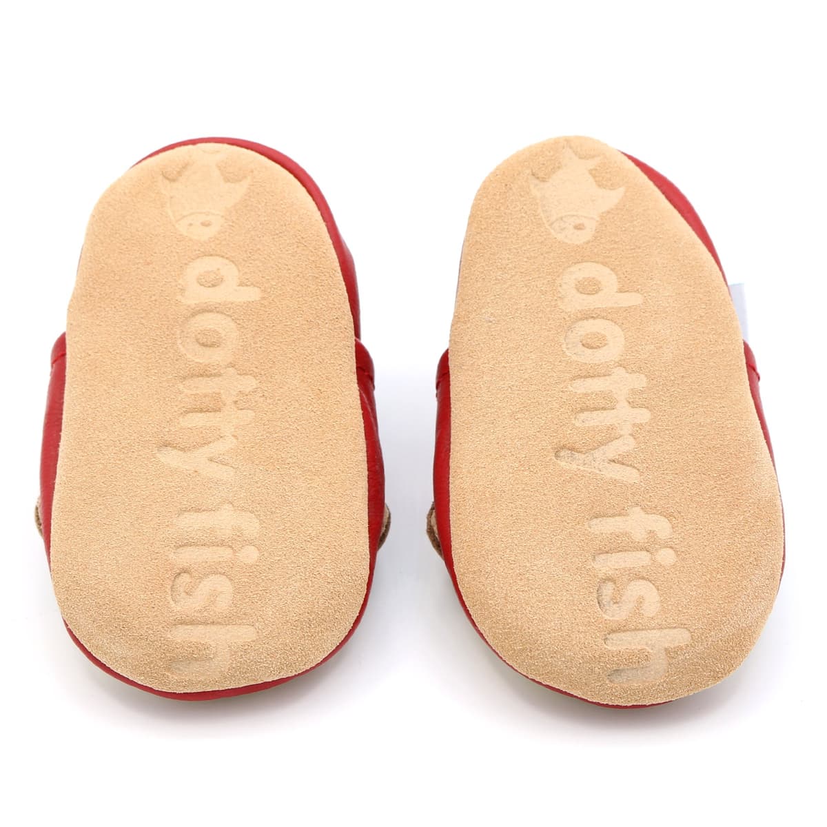 Dotty Fish Calzado Minimalista para bebés y niños. Zapatos Unisex de Piel Suave con Suela Antideslizante. Ligeros, Flexibles, Respirable y aprobados por podólogos. Tobillo elástico. De 0 a 4 años — view 3