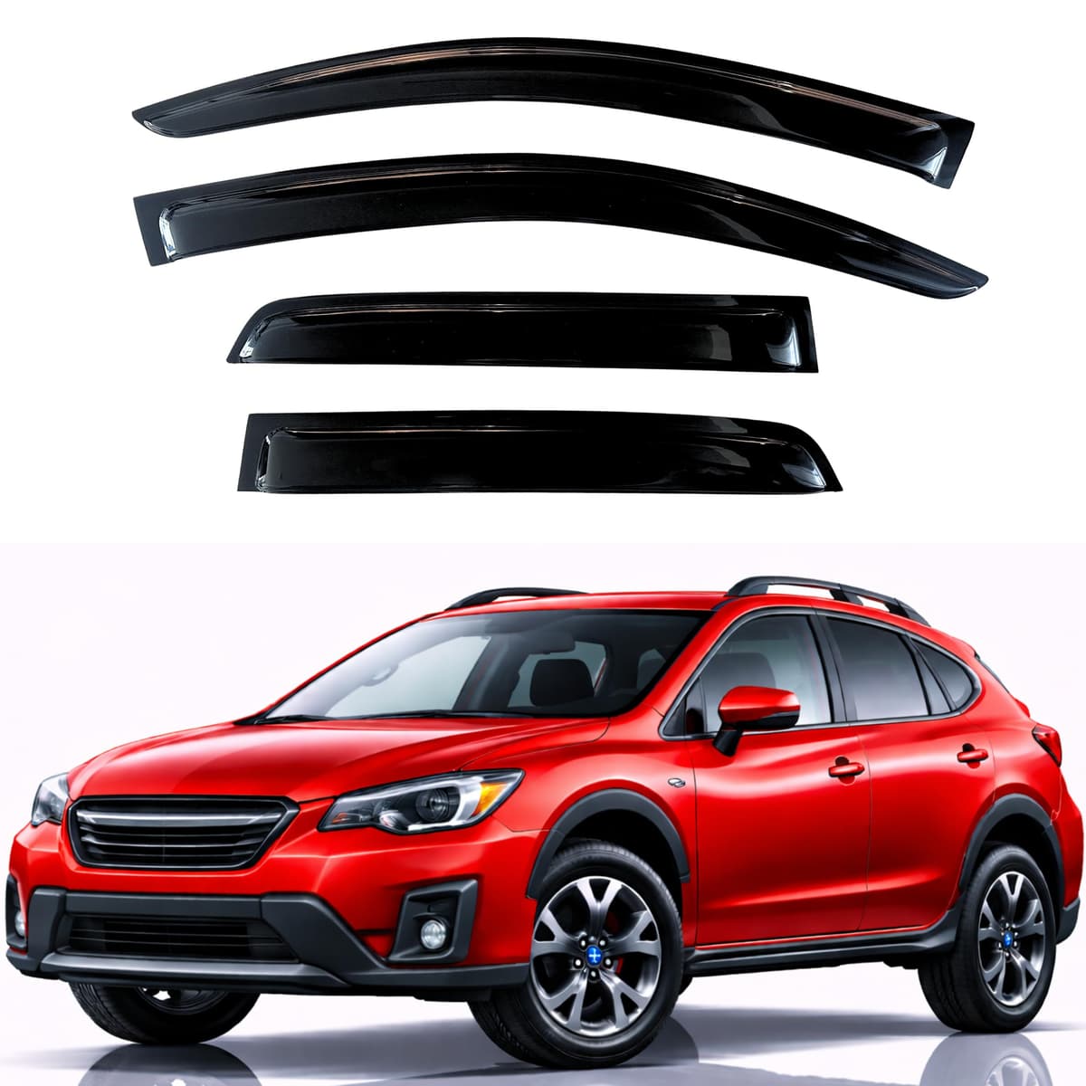 KPY Rain Guards Fit for 2006-2013 Lexus IS250 IS350, Out-Channel Window Visors Vent Wind Deflectors 4PC, Car Accessories for 06-13 Lexus is Series — view 88