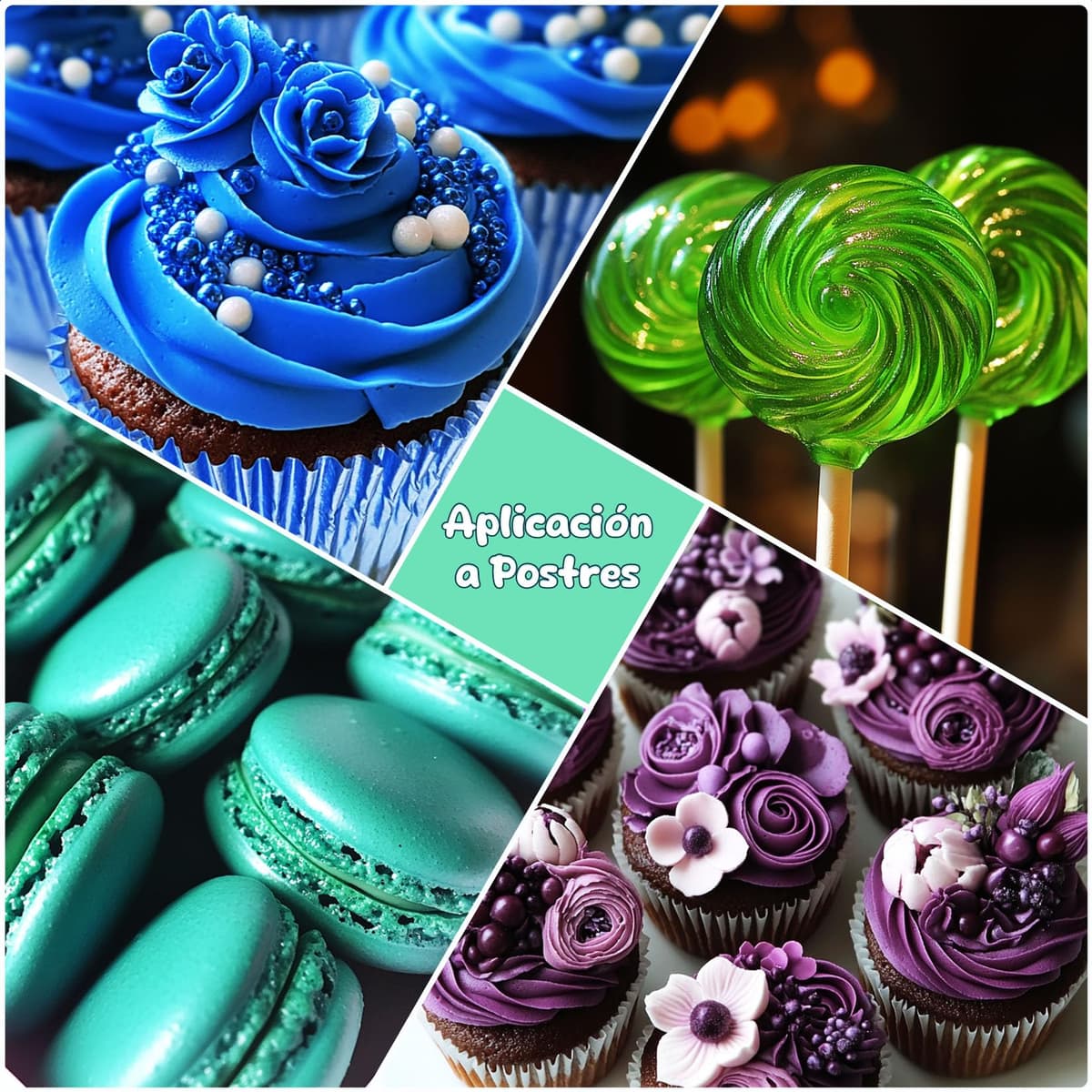 Colorante Alimentario 160ml - Gran Capacidad Colorantes Alimentarios Reposteria Altamente Concentrado para Decoración de Pasteles, Colorante Alimenticio para Fondant Colores, Donuts - Azul Marino — view 5