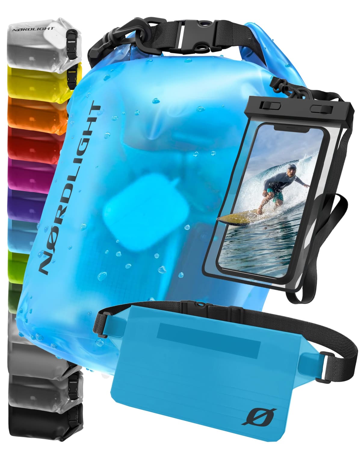 Nordlight Mochila Impermeable Roll Top 25L - Hybrid 25" | Bolsa Seca Con Compartimento Para Portátil De 15 Pulgadas, Bolsillos Exteriores E Interiores, Sistema De Transporte Acolchado — view 21