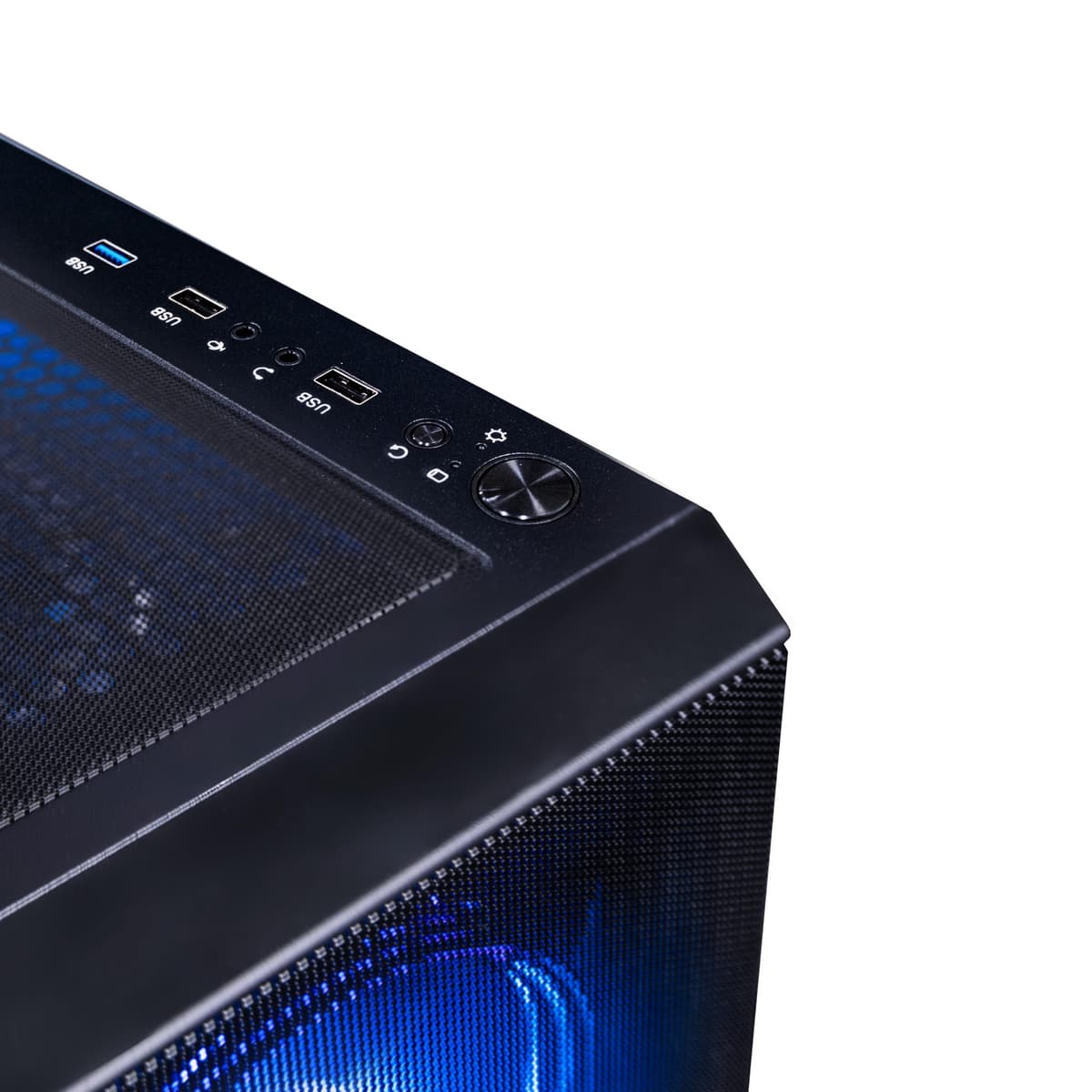 ADMI Gaming PC, AMD Ryzen 5 5500, NVIDIA RTX 3050 6GB GDDR6, 16GB DDR4, 1TB NVMe, X= Airflow RGB (Black), WiFi, Windows 11 — view 5