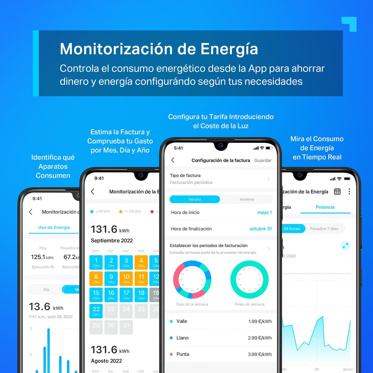 Tapo P110 – Mini Enchufe Inteligente Wi-Fi (con monitoreo de energía), programación Encendido/Apagado, Ahorro de energía, Compatible con Alexa y Google Home — view 3