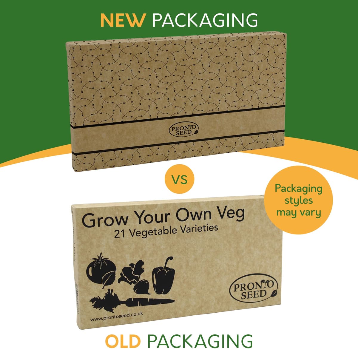 Pronto Seed Grow Your Own Vegetable & Herb Kit – 21 Varieties, 1700+ Seeds for Planting UK – Salad, Spicy, Peas & Beans Mix – Gardening Gifts for Men & Women with Growing Guide — view 8