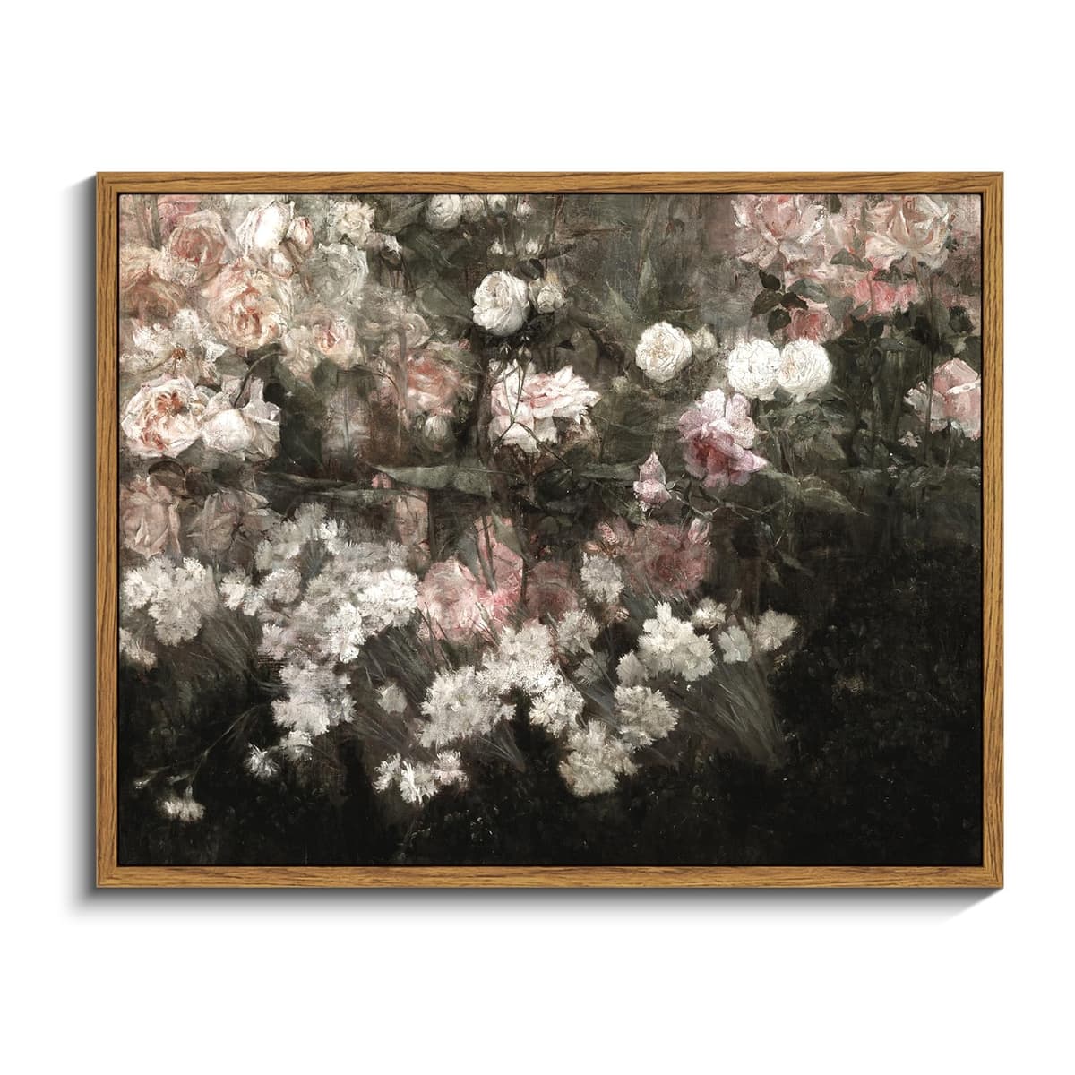 InSimSea Framed Canvas Wall Art, Meadow with Flowers Painting, Landscape for Living Room, Bedroom, Home, Bathroom Decor, 8x10 — view 22