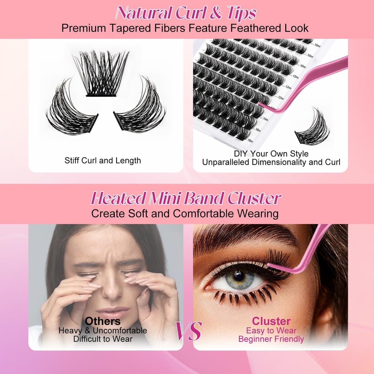 FADLASH Lash 120pcs 0.07mm D Curl 8-16mm 40D Mixed Trays Customizable DIY Eyelash Extensions for Beginners — view 8