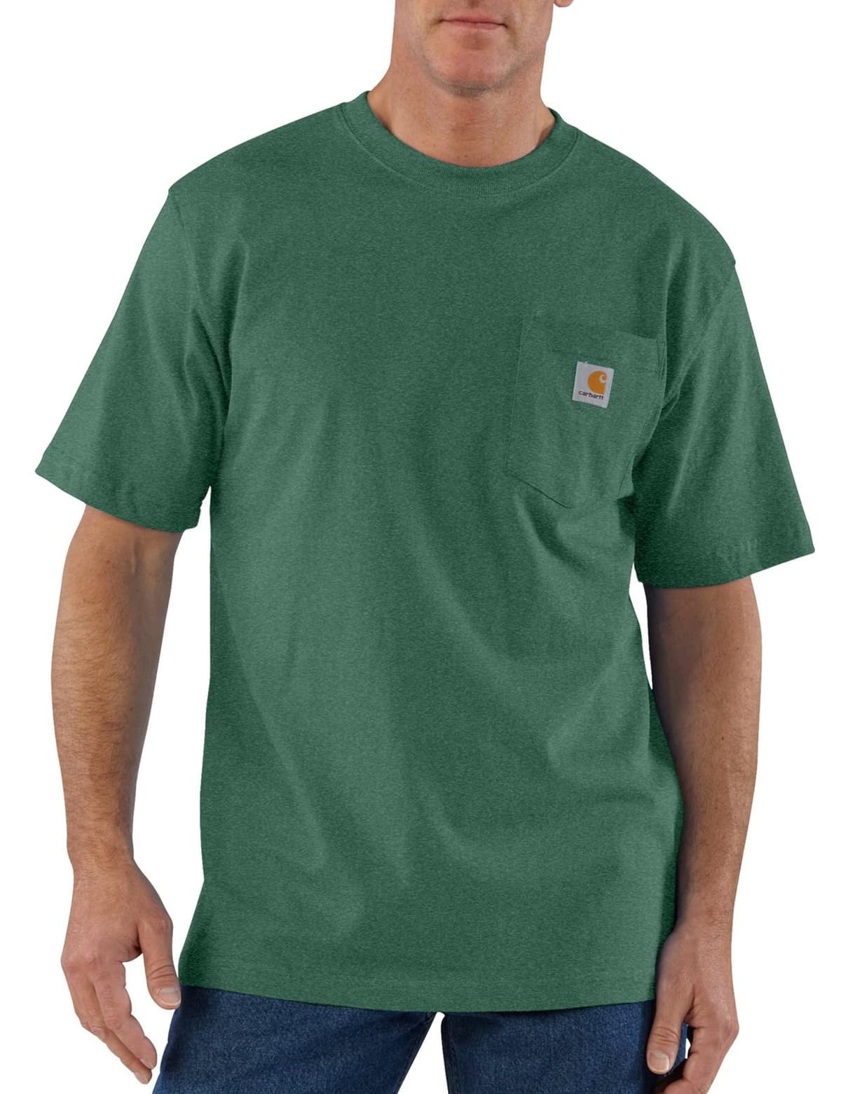 Carhartt Mens Loose Fit Heavyweight Short-Sleeve Pocket T-Shirt (Also Available in Big & Tall) CloseoutWork Utility T-Shirt — view 10