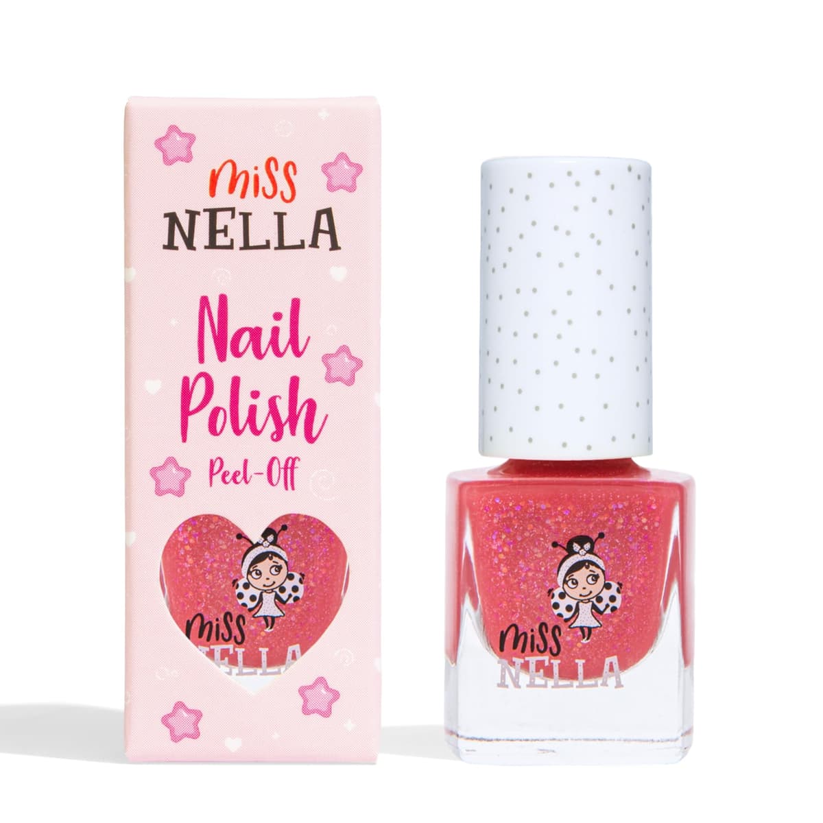 Miss Nella BLUEBERRY SMOOTHIE- Esmalte de uñas especial morada con brillantina para niños, con fórmula despegable, a base de agua y sin olor — view 46
