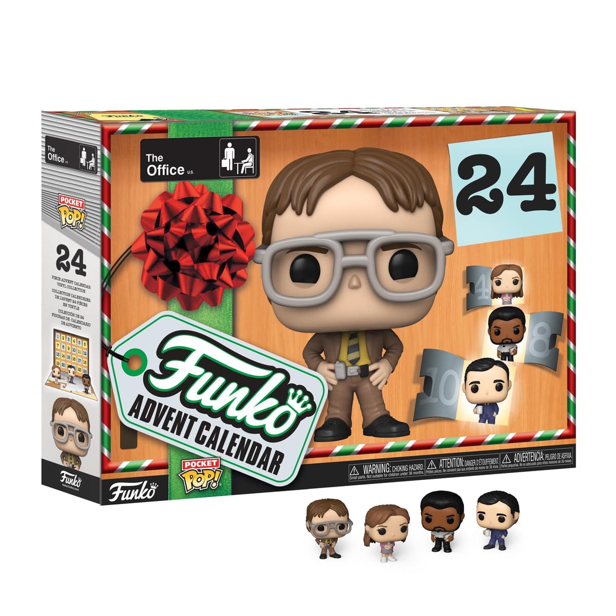 Funko Advent Calendar: The Office - Michael Scott - 24 Días de Sorpresas - Minifigura de Vinilo Coleccionables - Caja Misteriosa - Idea de Regalo - Holiday Xmas para Chicas y Chicos
